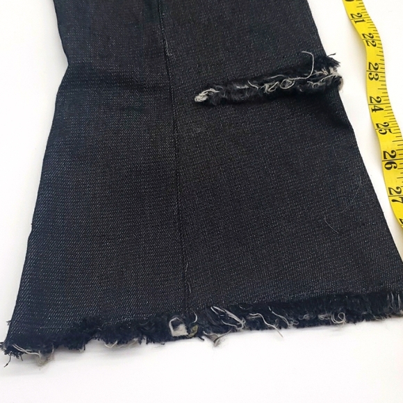 LILANA JEANS BOOTS SIZE 8 1/2 COLOR BLACK 30 INCHES TALL ( OVER THE KNEES BOOTS - Picture 6 of 13